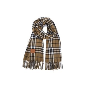 Vintage plaid scarf