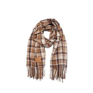 Colored checkered scarf